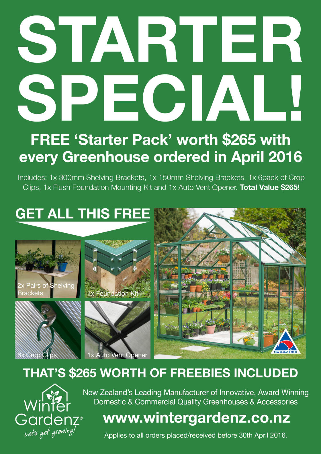 Greenhouses NZ Winter Gardenz Winter Gardenz Greenhouse News